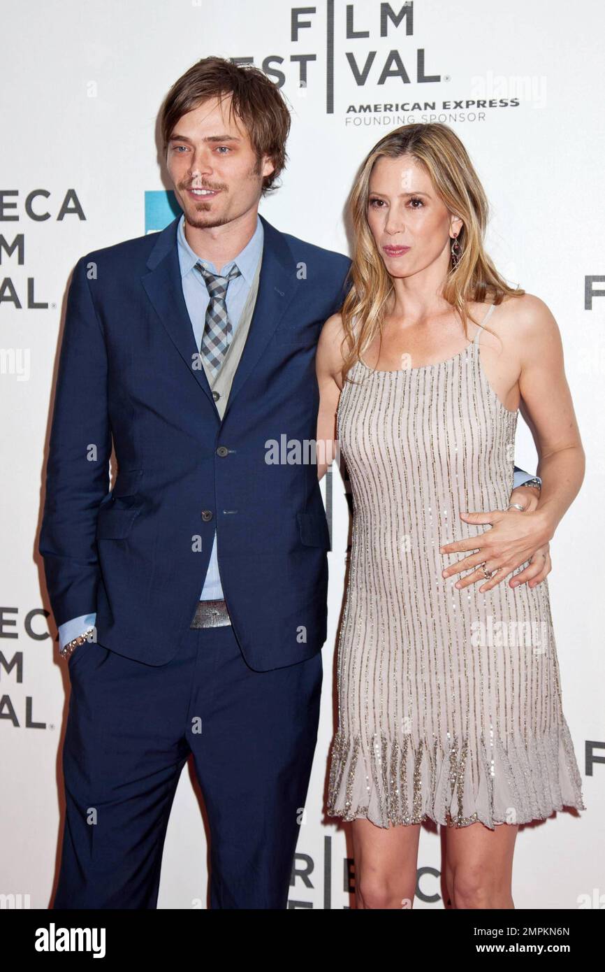Christopher Backus and his wife, actress Mira Sorvino, attend the ...