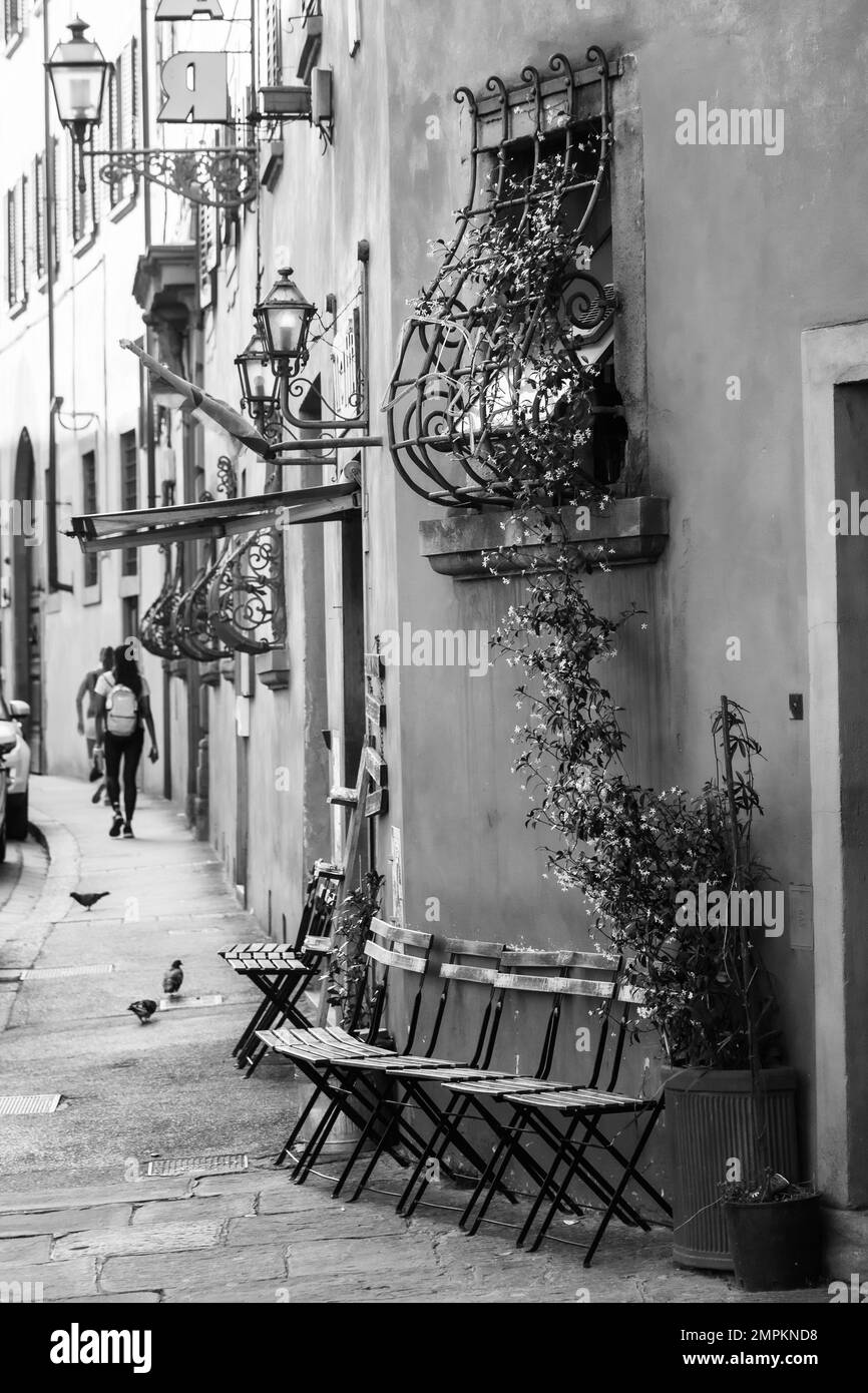 Ornate window railings in Florence Stock Photo - Alamy