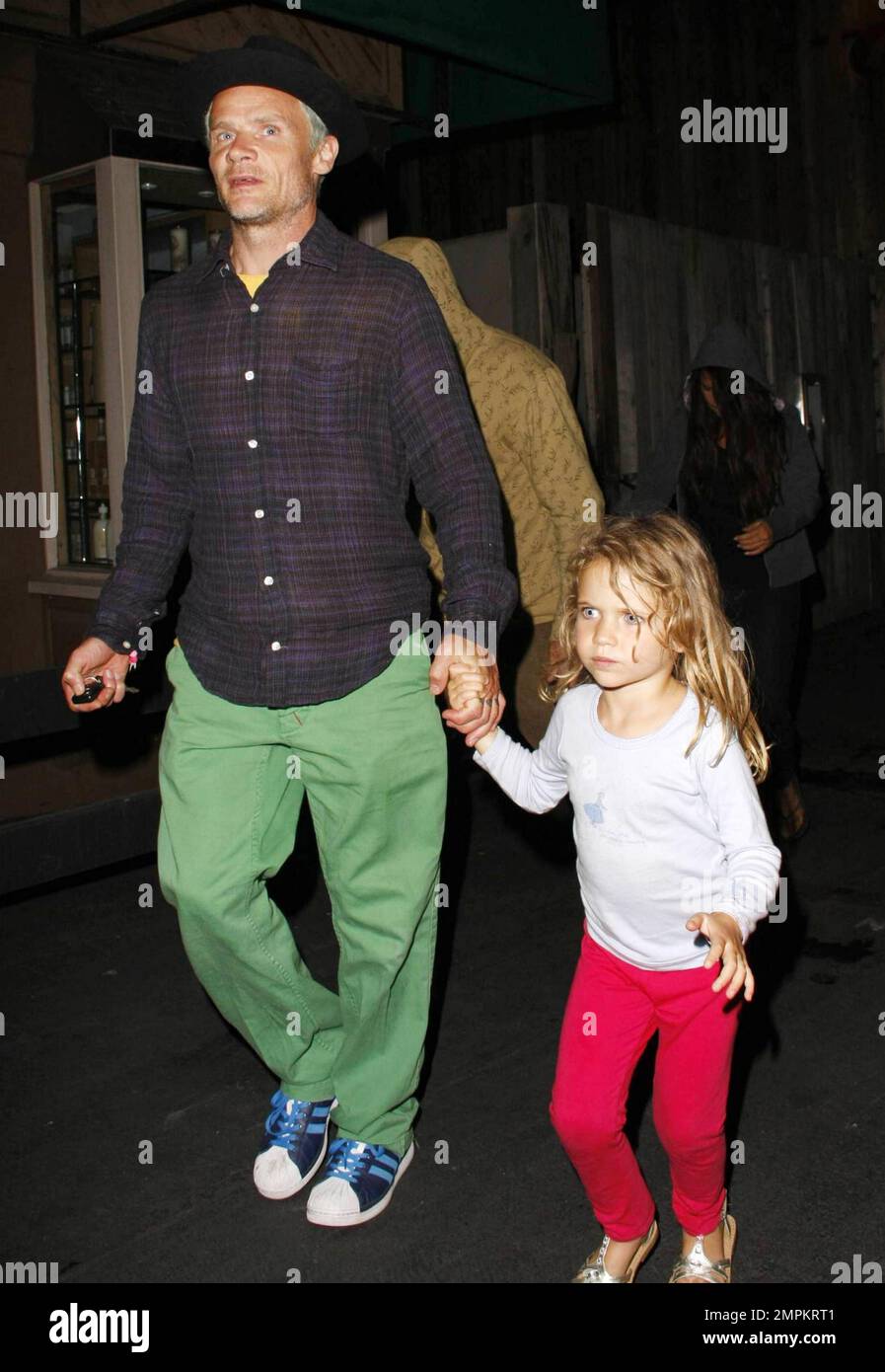 Red Hot Chili Peppers bassist Flea (Michael Balzary) and his daughter