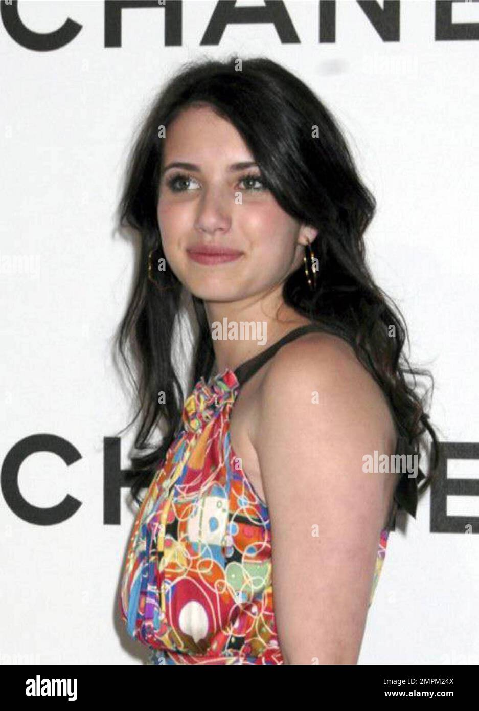 Emma Roberts attends the grand opening of Chanel's highly anticipated concept boutique on