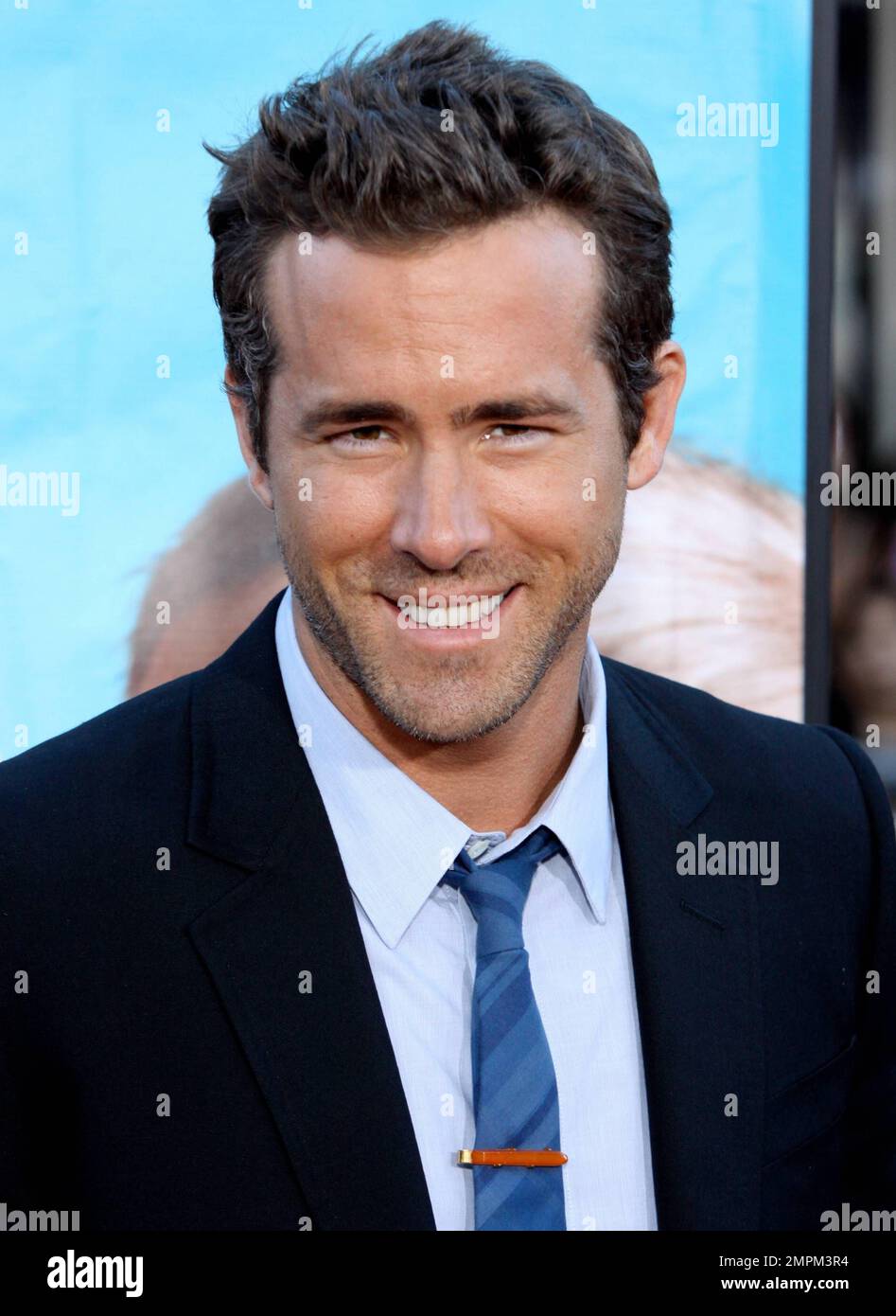 Ryan Reynolds attends The Change-Up Los Angeles Premiere at Regency  Village Theatre in Westwood, CA. 8/1/11 Stock Photo - Alamy