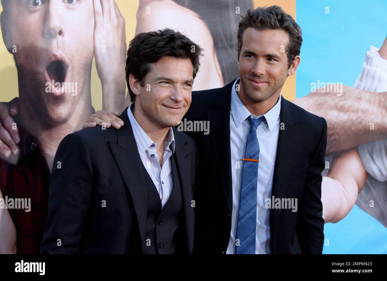Jason Bateman and Ryan Reynolds attend The Change-Up Los Angeles Premiere  at Regency Village Theatre in Westwood, CA. 8/1/11 Stock Photo - Alamy