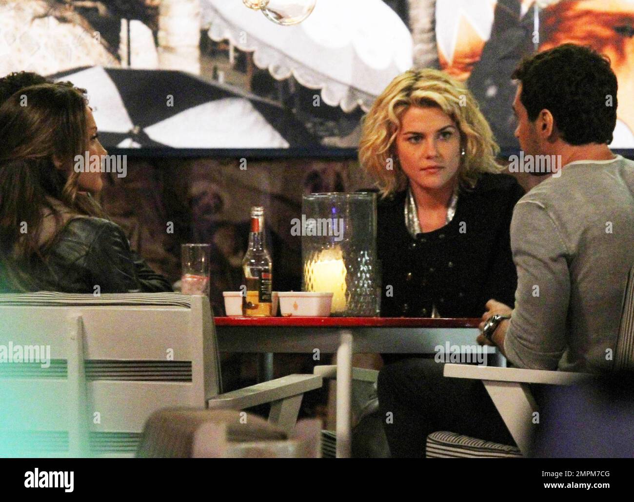 Rachael Ramon Rachael Taylor, Minka Kelly and Ramon Rodriguez film a bar scene for ...
