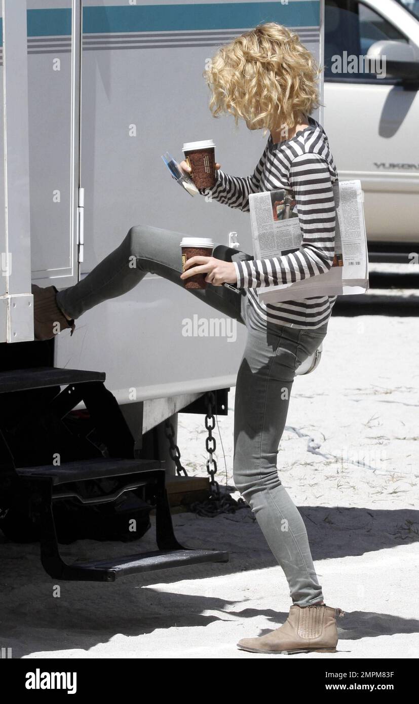Rachael Taylor on the set of the new 