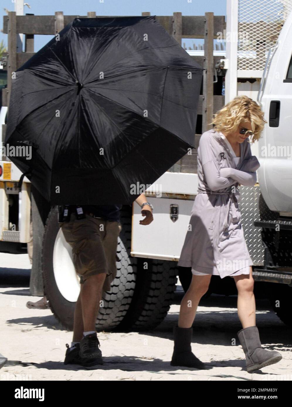 Rachael Taylor on the set of the new 