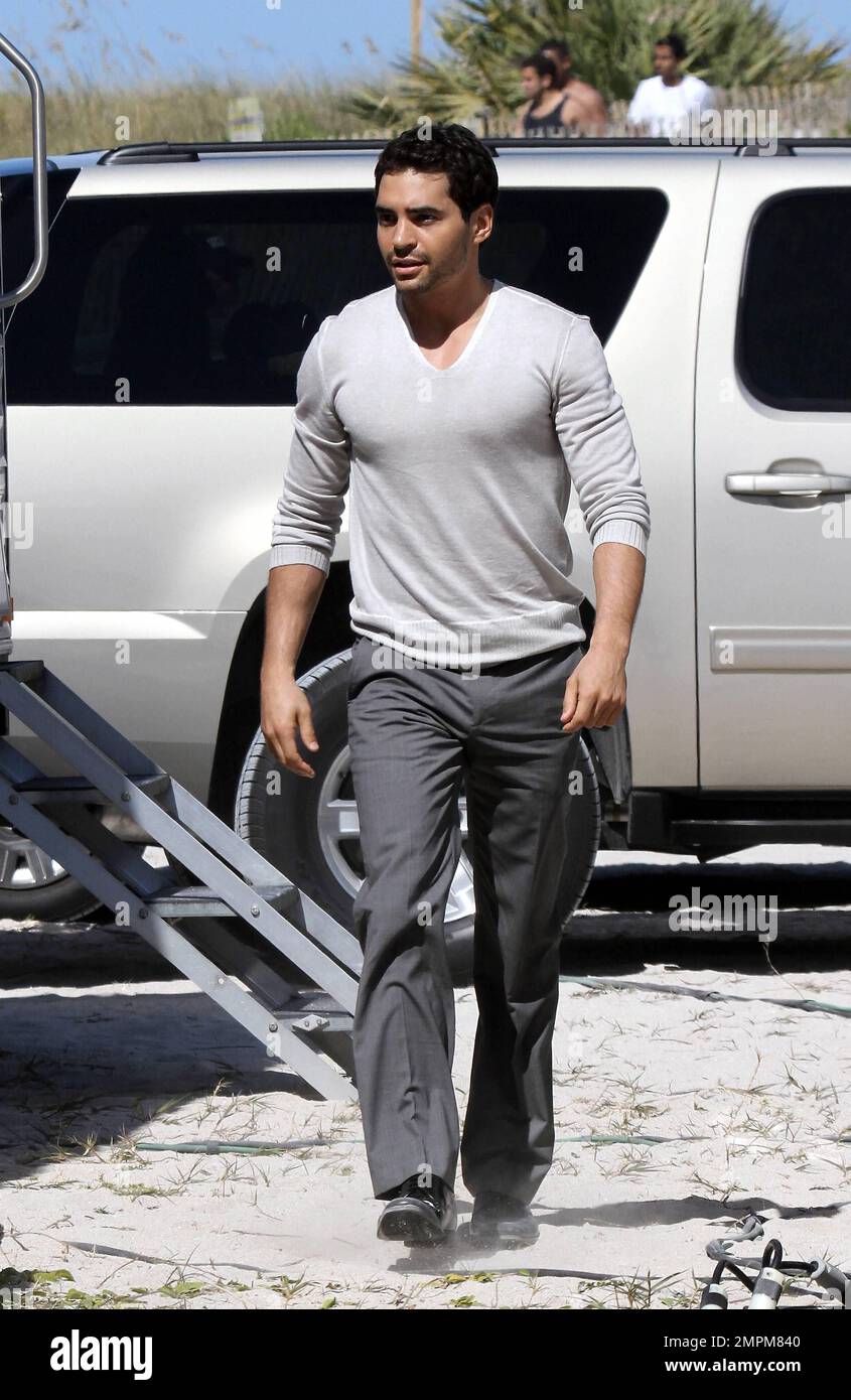 Ramon Rodriguez on the set of the new "Charlie's Angels" television