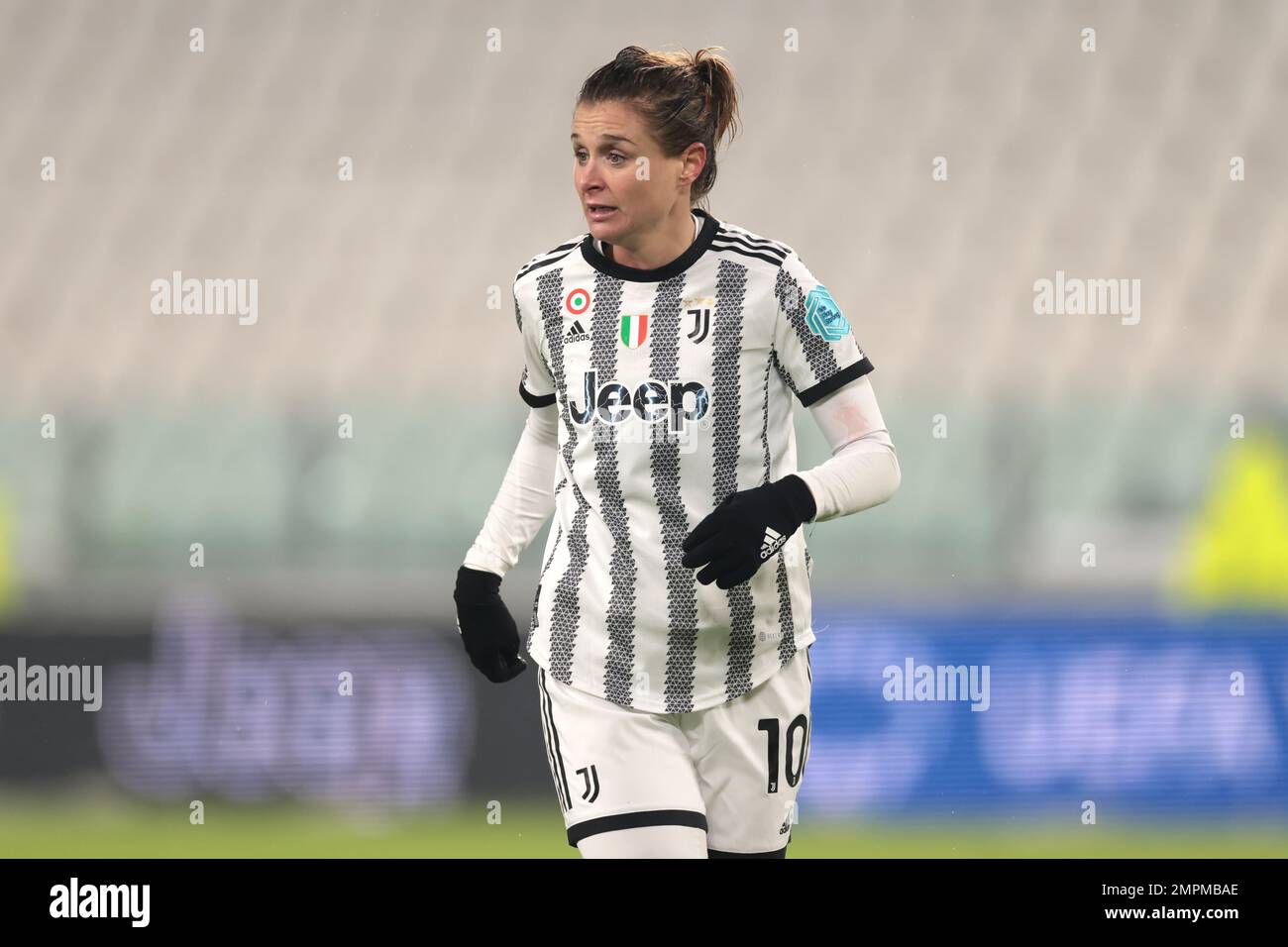 Turin, Italy, 15th December 2022. Cristiana Girelli of Juventus during the UEFA Womens Champions League match at Juventus Stadium, Turin. Picture credit should read: Jonathan Moscrop / Sportimage Stock Photo