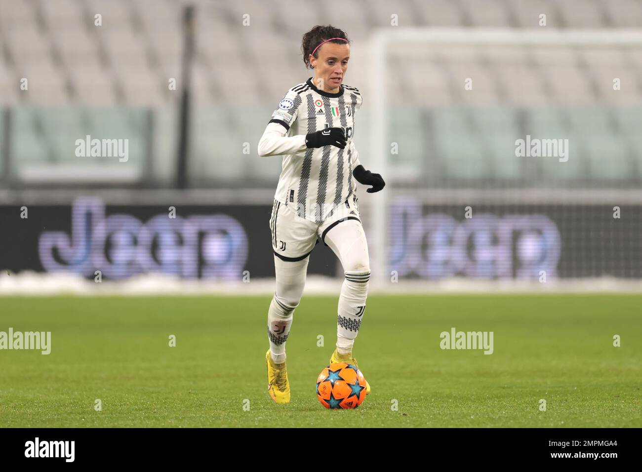 Turin, Italy, 15th December 2022. Barbara Bonansea of Juventus during the UEFA Womens Champions League match at Juventus Stadium, Turin. Picture credit should read: Jonathan Moscrop / Sportimage Stock Photo