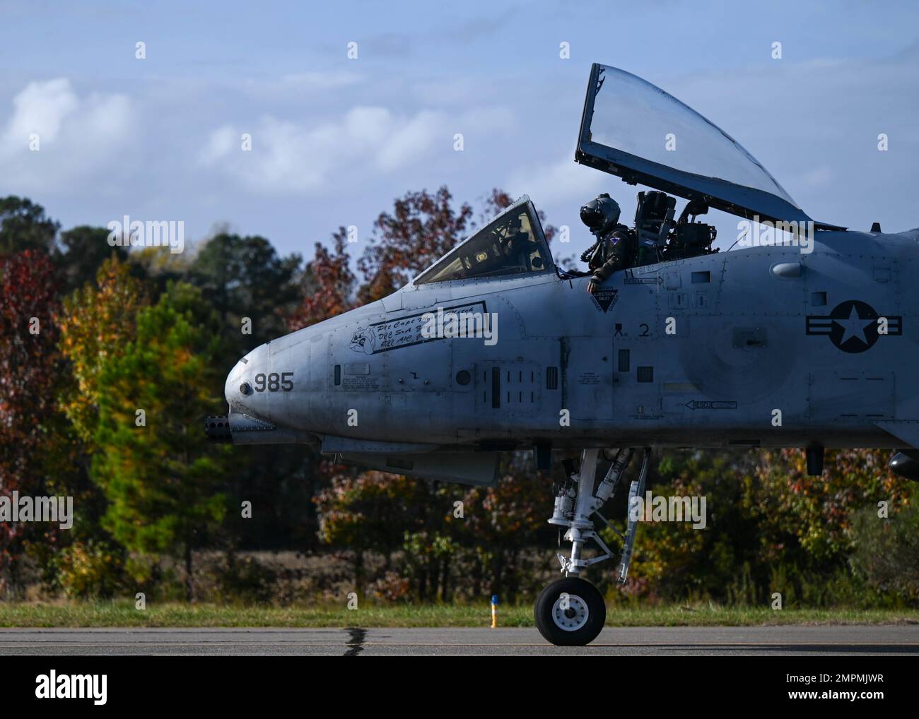 An A-10 Thunderbolt II from the 354th Fighter Squadron at Davis-Monthan ...