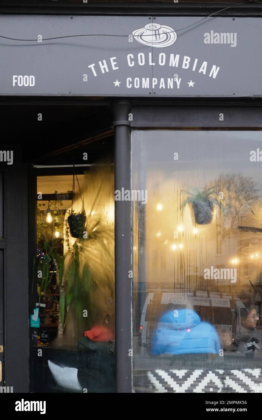 the columbian coffee company coffee shop in clifton Bristol UK Stock