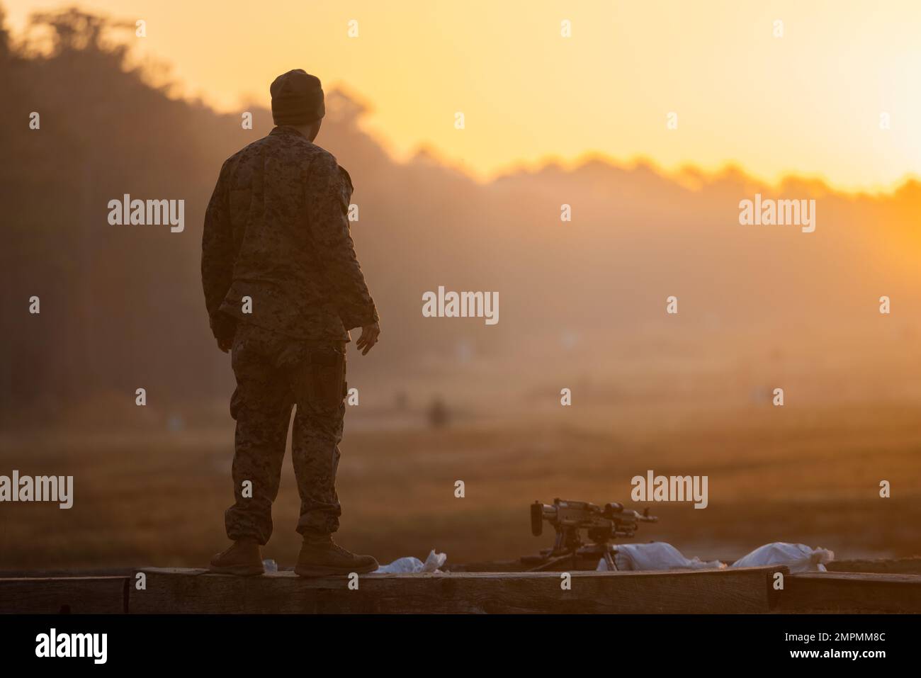 U.S. Marine Corps Gunnery Sgt. John Masterson, engineer equipment