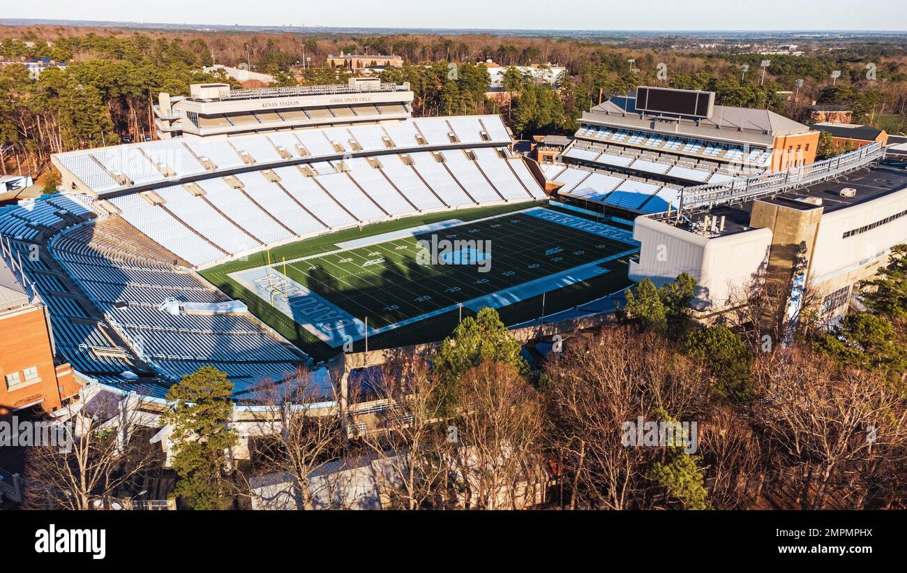 An aerial view of football stadium of UNC chapel Hill Stock Photo Alamy