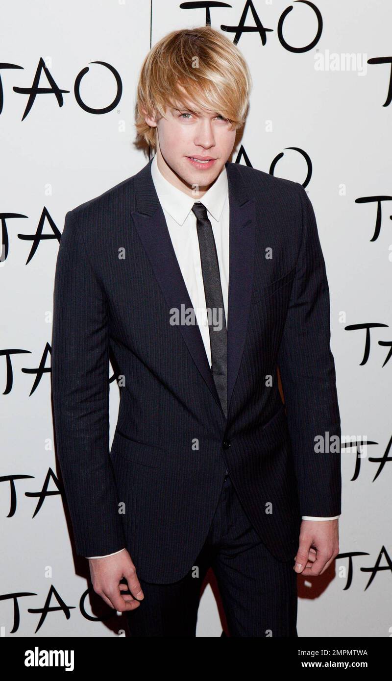 "Glee" actor Chord Overstreet celebrates his 22nd birthday at TAO