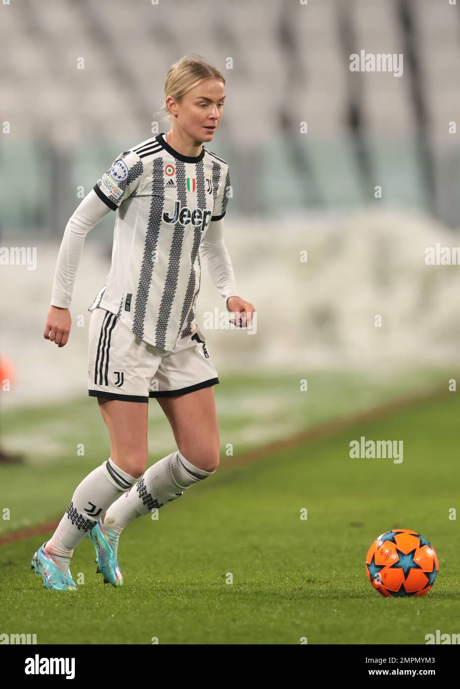 Turin, Italy, 15th December 2022. Matilde Lundorf of Juventus during the UEFA Womens Champions League match at Juventus Stadium, Turin. Picture credit should read: Jonathan Moscrop / Sportimage Stock Photo
