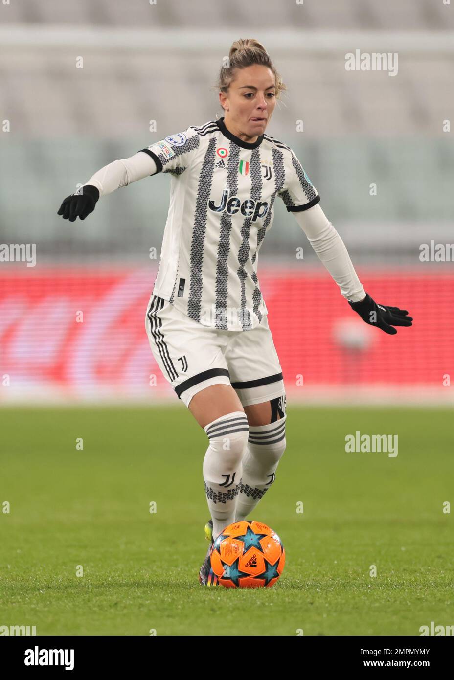 Turin, Italy, 15th December 2022. Martina Rosucci of Juventus during the UEFA Womens Champions League match at Juventus Stadium, Turin. Picture credit should read: Jonathan Moscrop / Sportimage Stock Photo