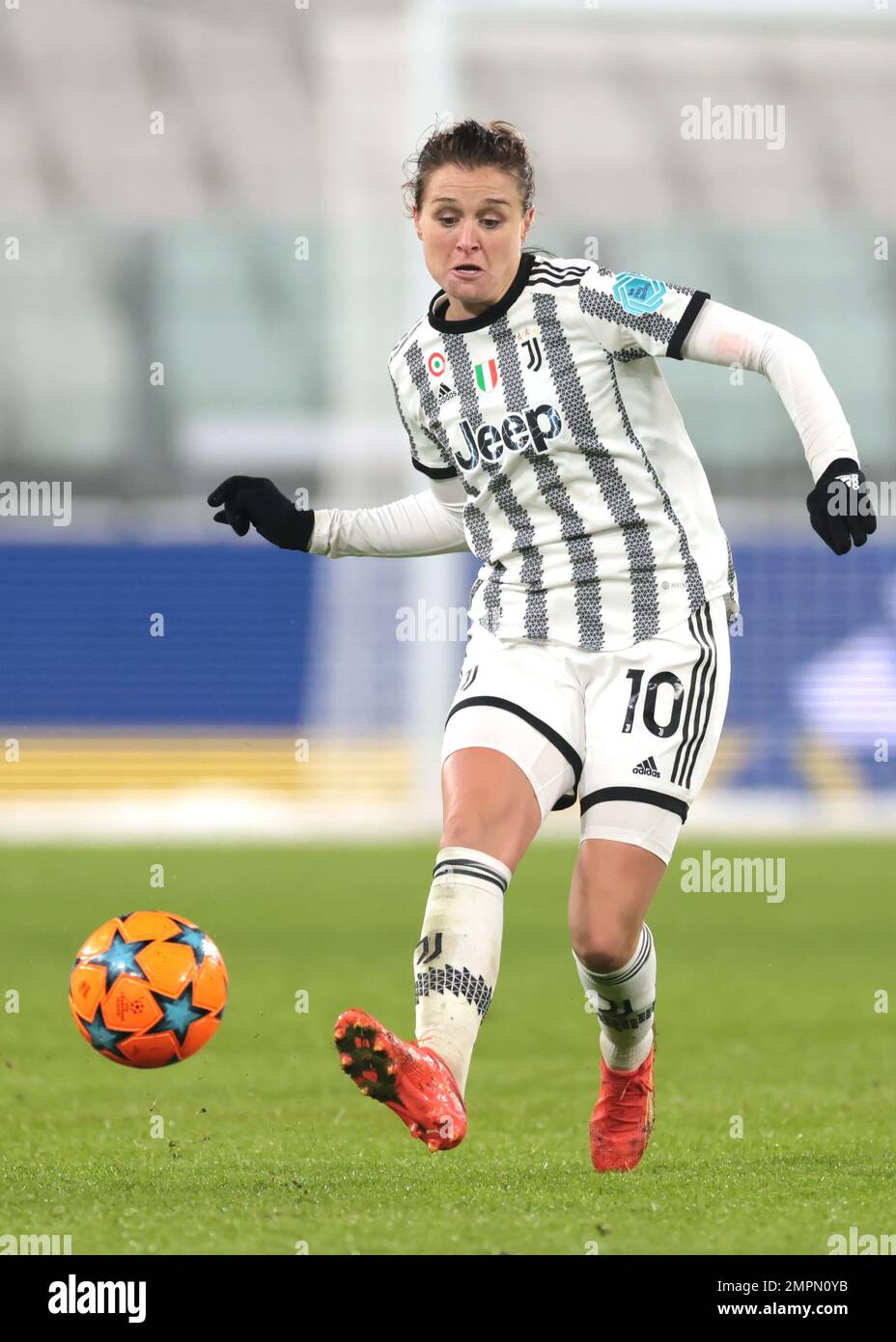 Turin, Italy, 15th December 2022. Cristiana Girelli of Juventus during the UEFA Womens Champions League match at Juventus Stadium, Turin. Picture credit should read: Jonathan Moscrop / Sportimage Stock Photo