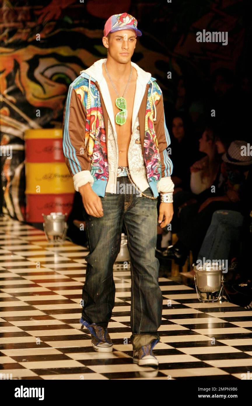 Ed Hardy Presents Street Fame by Christian Audigier show at Mercedes Benz  Fashion Week in Los Angeles, CA. 10/13/2008 Stock Photo - Alamy