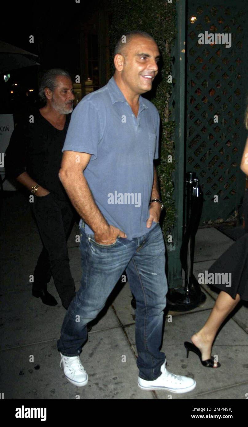 Christian Audigier leaves Mr. Chow after dinner and discusses ten