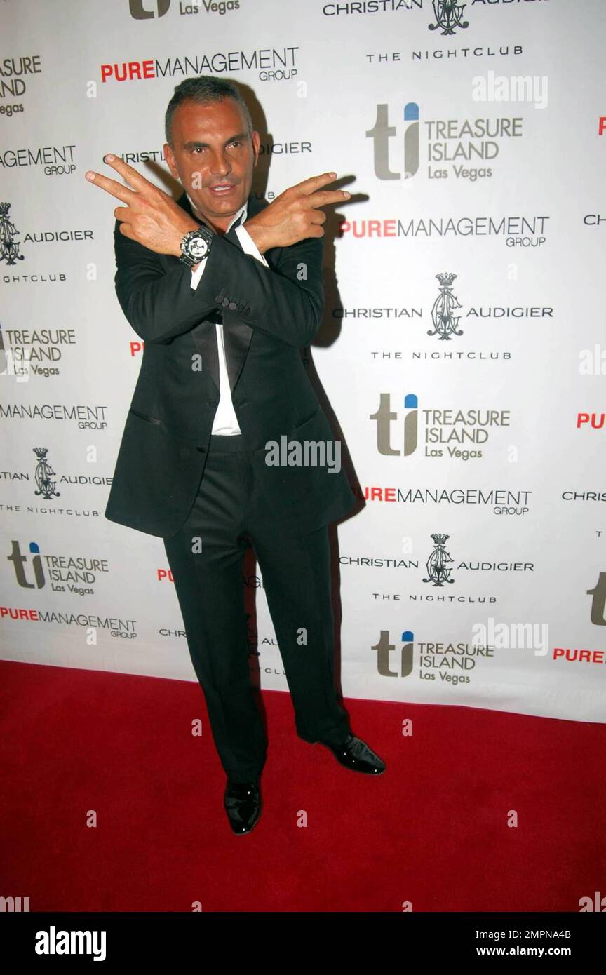 Christian Audigier attends the grand opening of Christian Audigier The