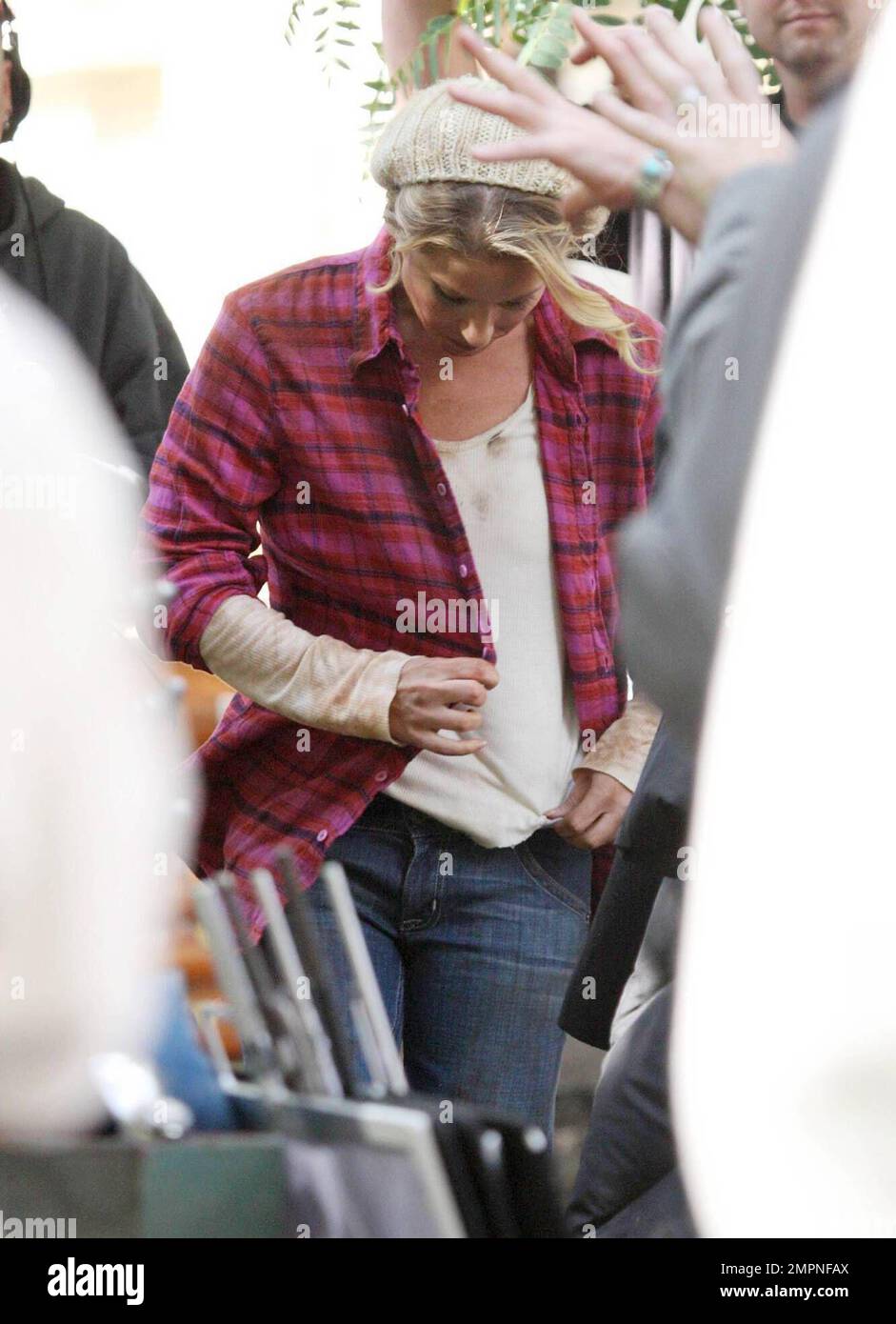 Cancer survivor Christina Applegate has returned to work following a