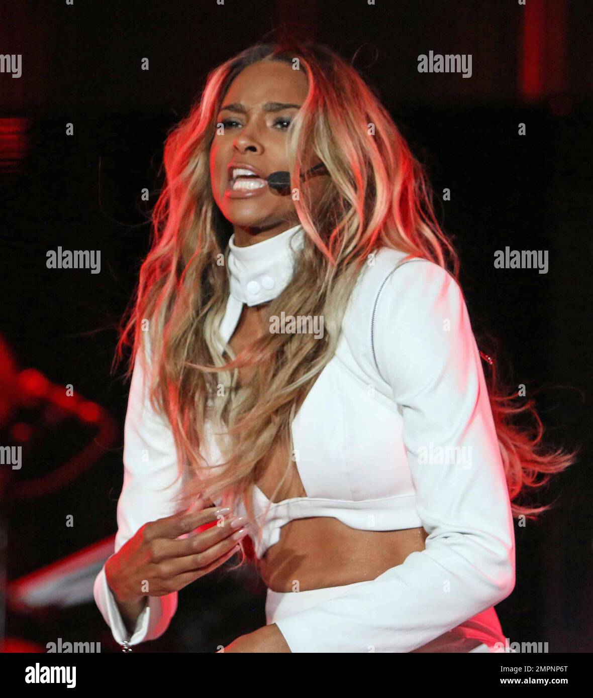 Ciara performs during the Essence Music Festival at the Mercedes-Benz Superdome in New Orleans, LA. 3rd July, 2016. Stock Photo