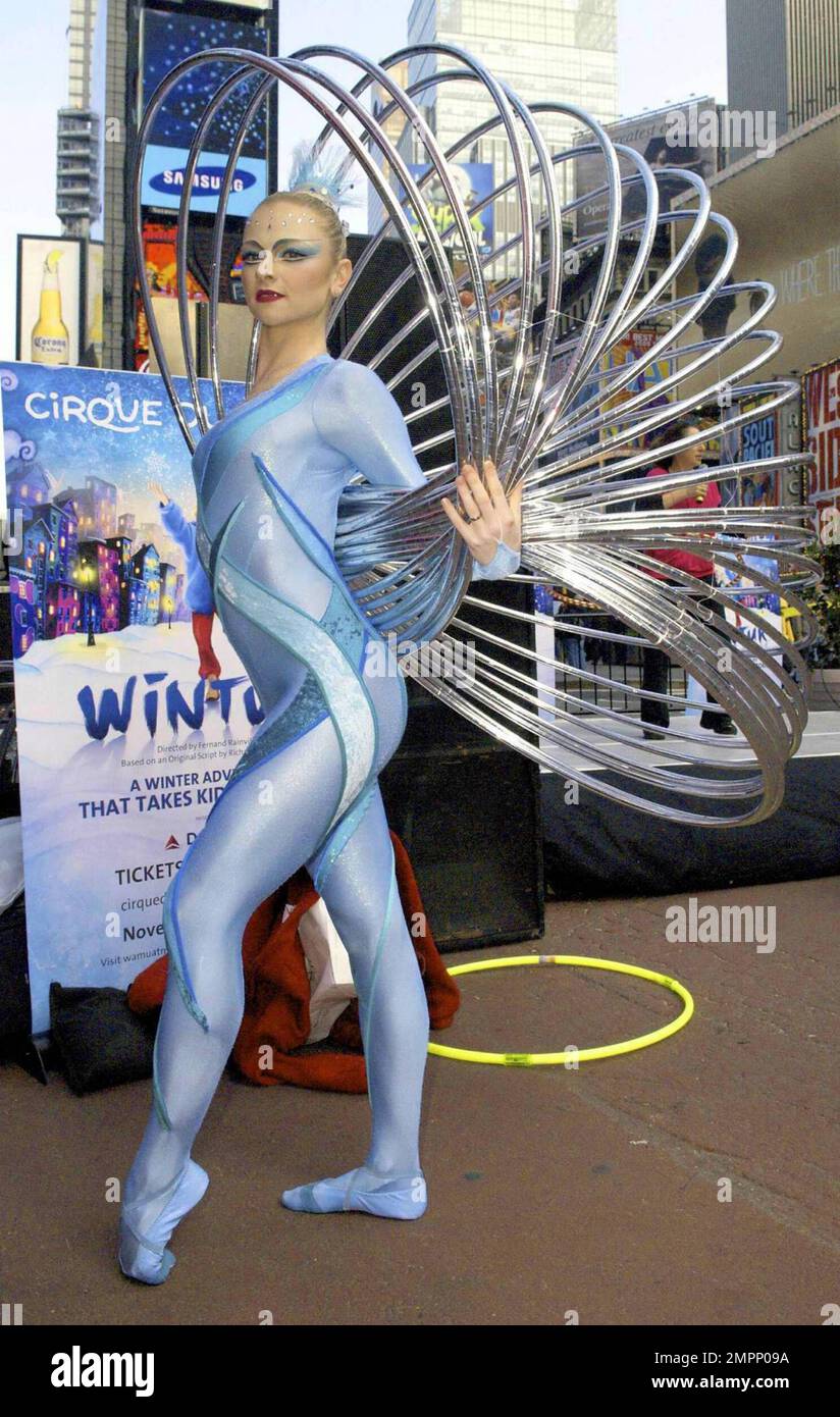Cirque du Soleil hosts a sneak peek of the smashhit winter show Wintuk in NYC's Times Square Cirque du Soleil hosts a sneak peek of the smashhit winter show Wintuk in NYC's Times Square