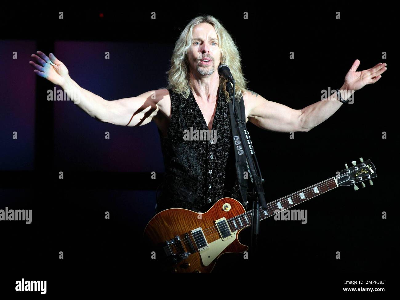 Tommy Shaw of the classic rock band Styx performs in concert at the