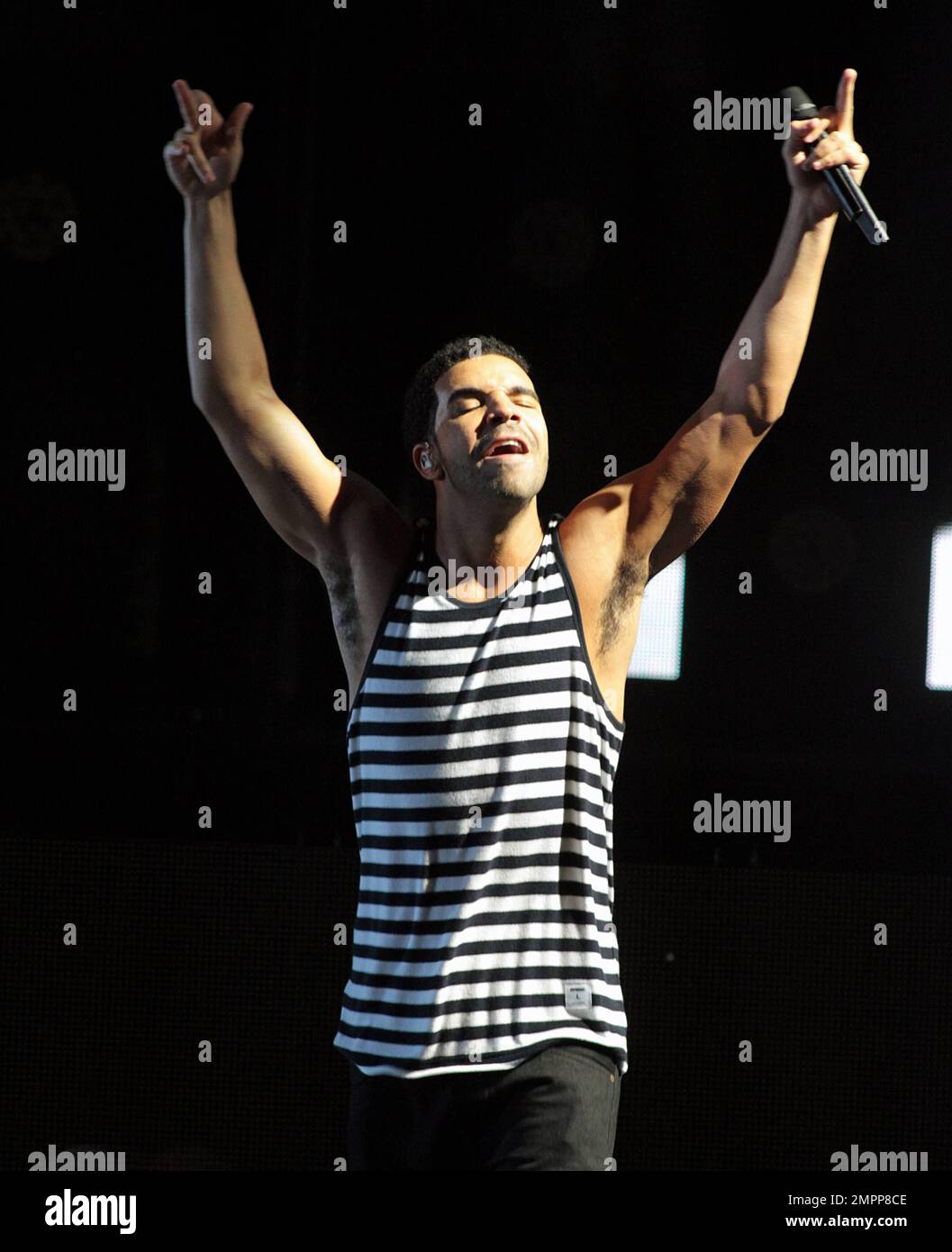 Hip Hop artist Drake performs in concert on the final night of his