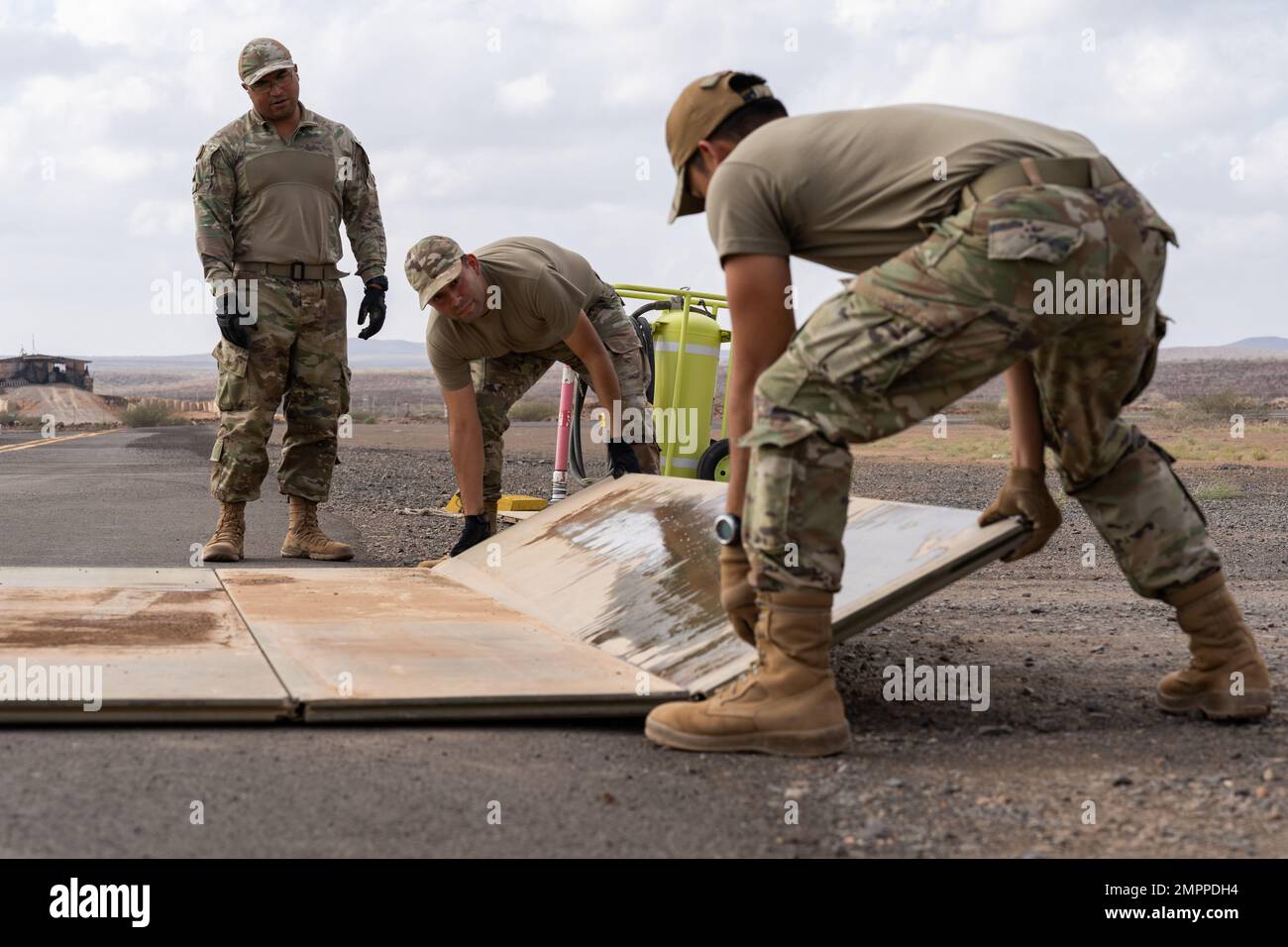 U.S. Air Force Airman 1st Class Mathew Dreher, airfield management ...