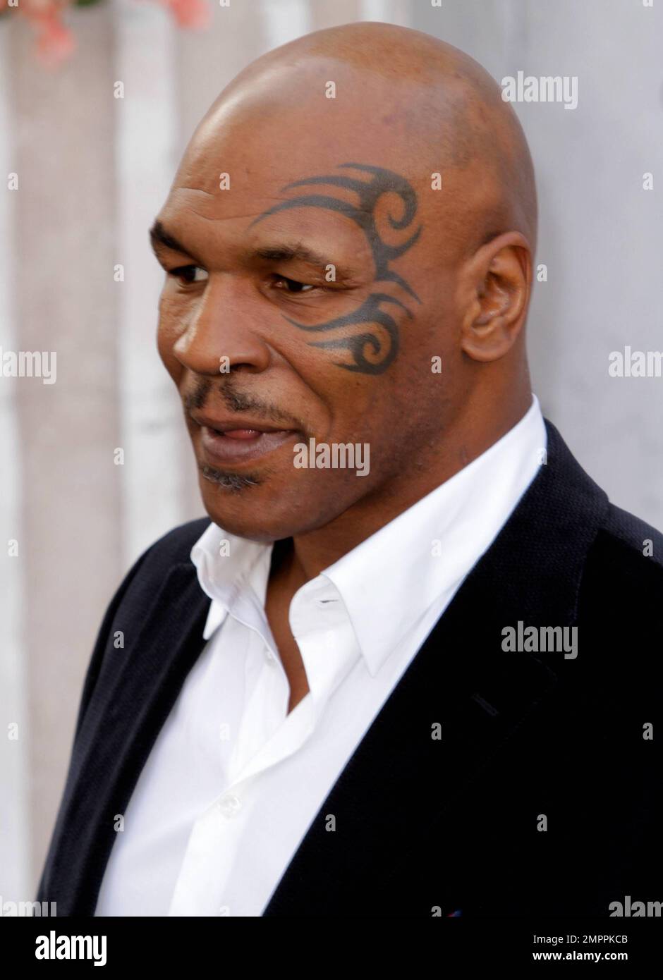 Mike Tyson arrives at CENTRAL Roast of Charlie Sheen" held at