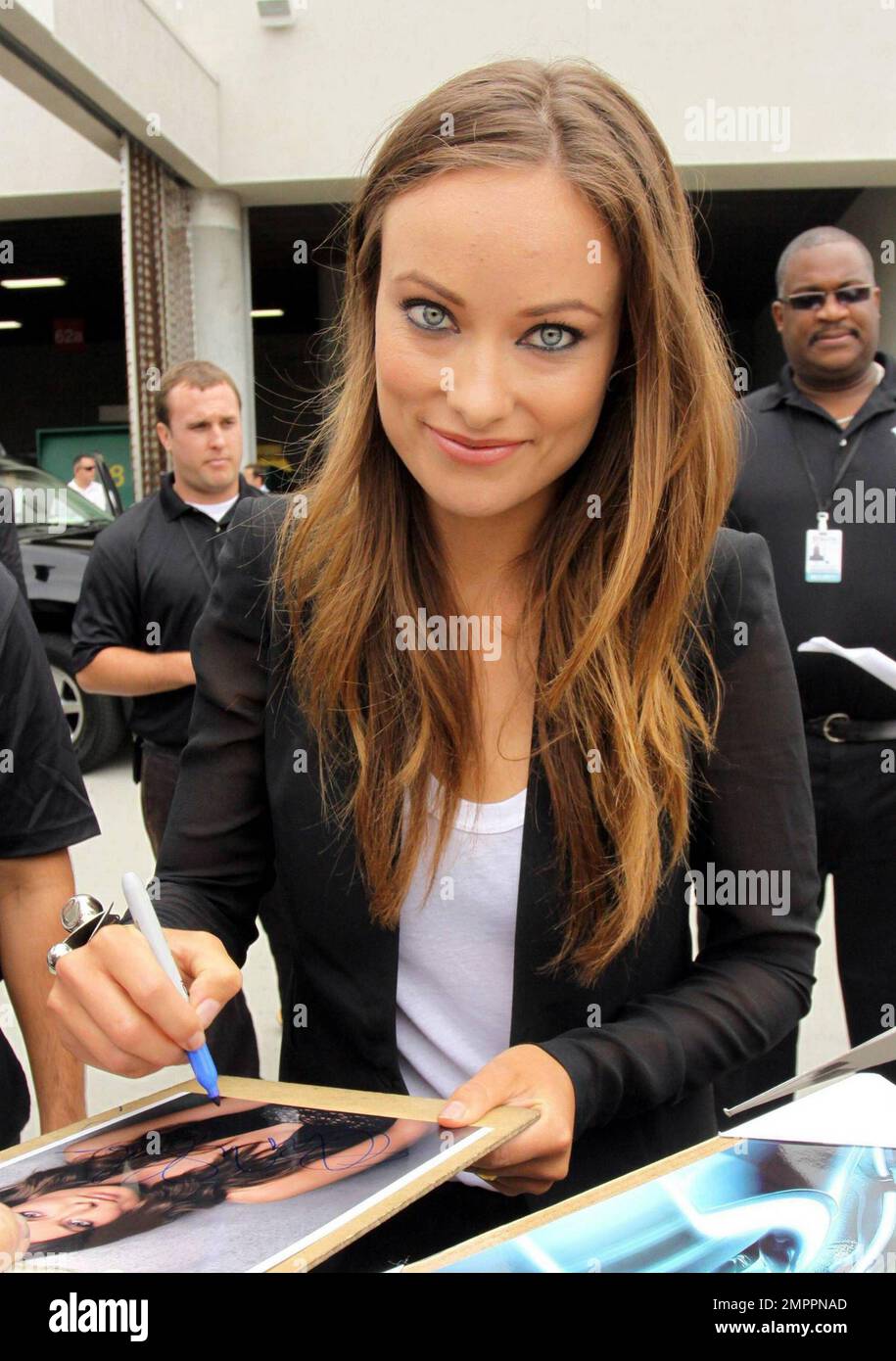 Olivia Wilde promoting TRON at Comic-Con in San Diego, CA. 7/22/10.   . Stock Photo