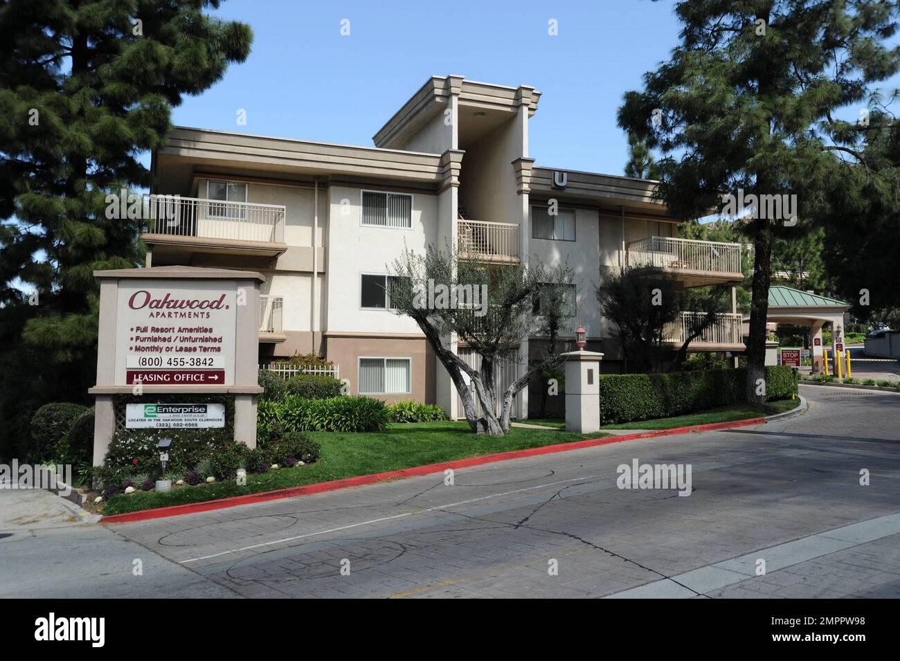 This is the Oakwood Apartment Complex where Corey Haim was staying with