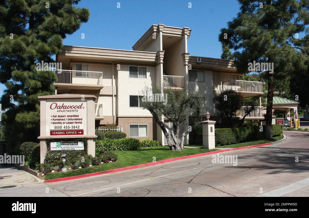 This is the Oakwood Apartment Complex where Corey Haim was staying with
