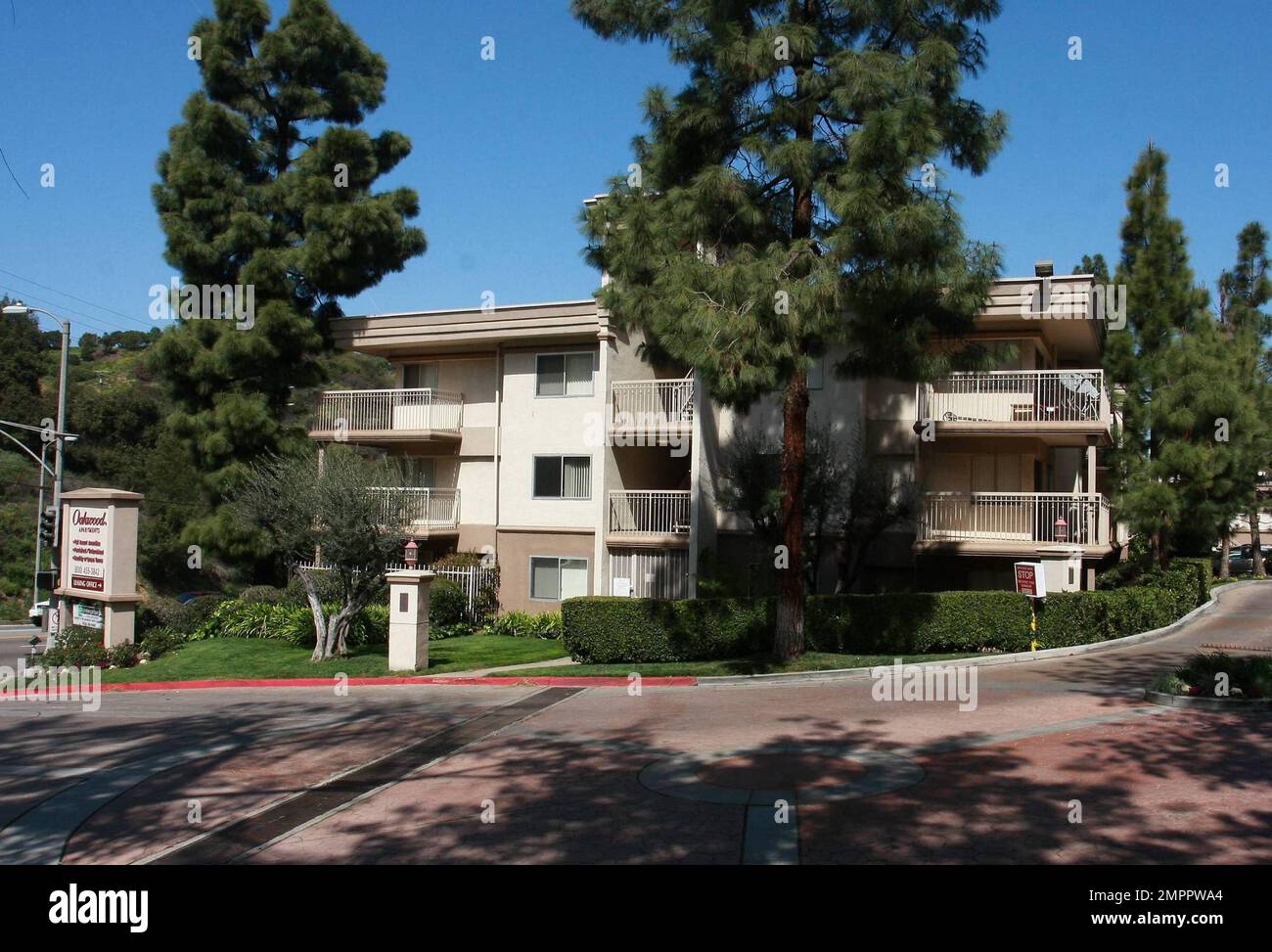 This is the Oakwood Apartment Complex where Corey Haim was staying with