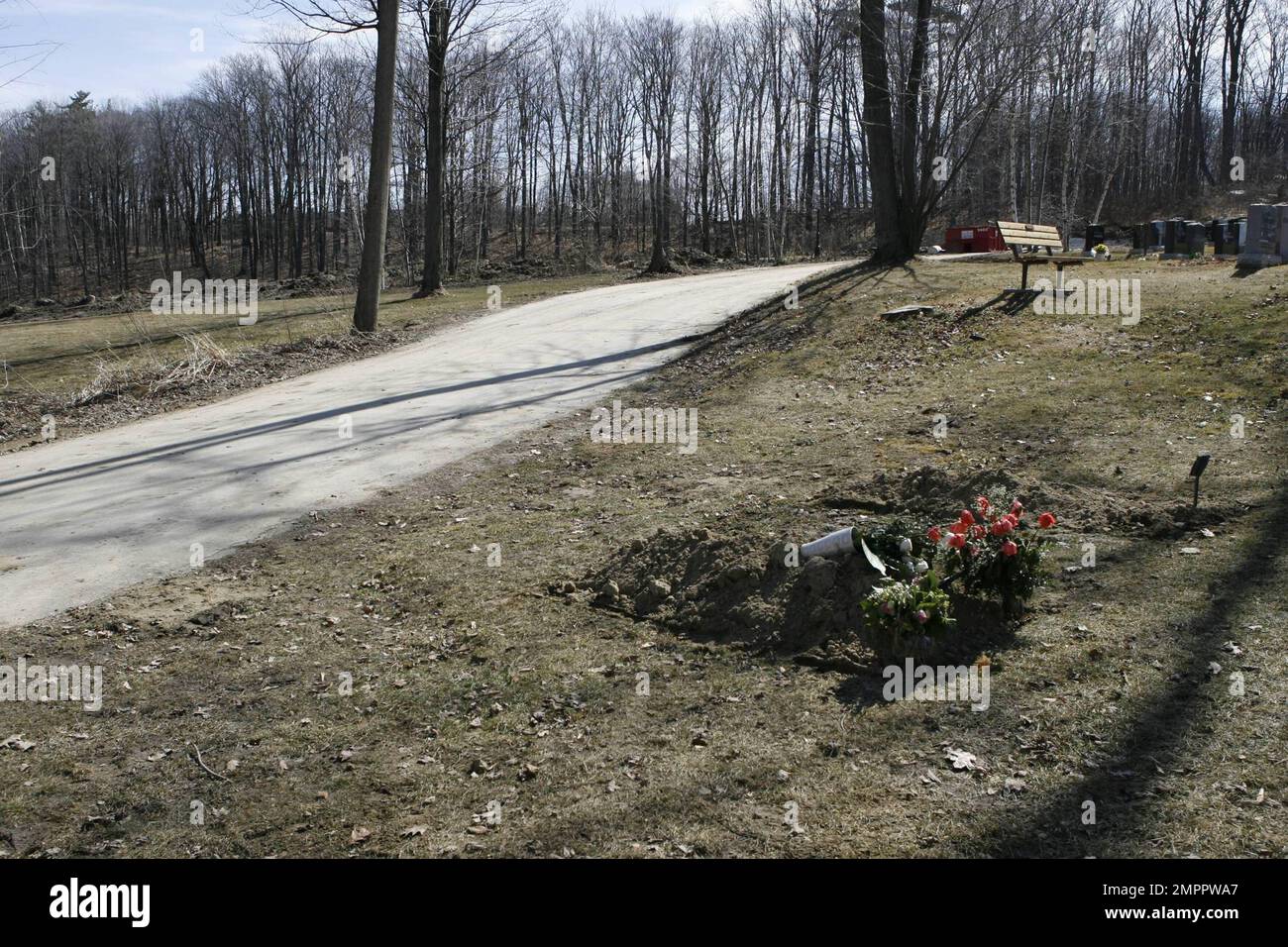 EXCLUSIVE!! Corey Haim's gravesite at Pardes Shalom Cemetery, adorned