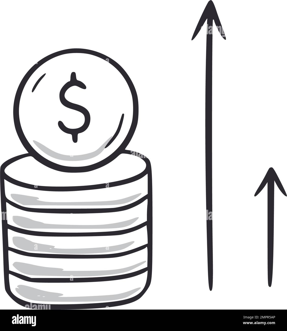 Coin sketch art hi-res stock photography and images - Alamy