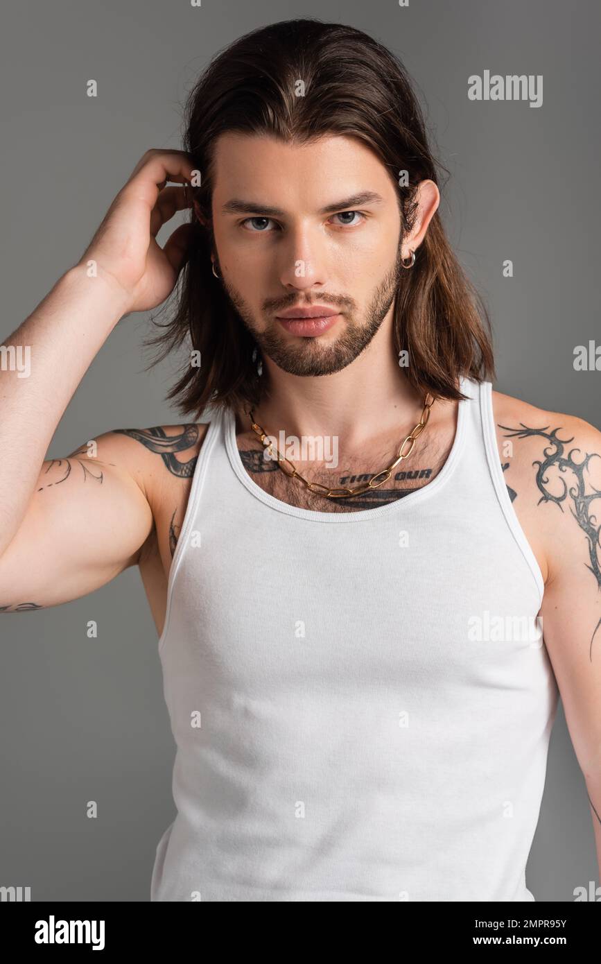 Guys with Long Hair and Tattoos: Bold & Unapologetic