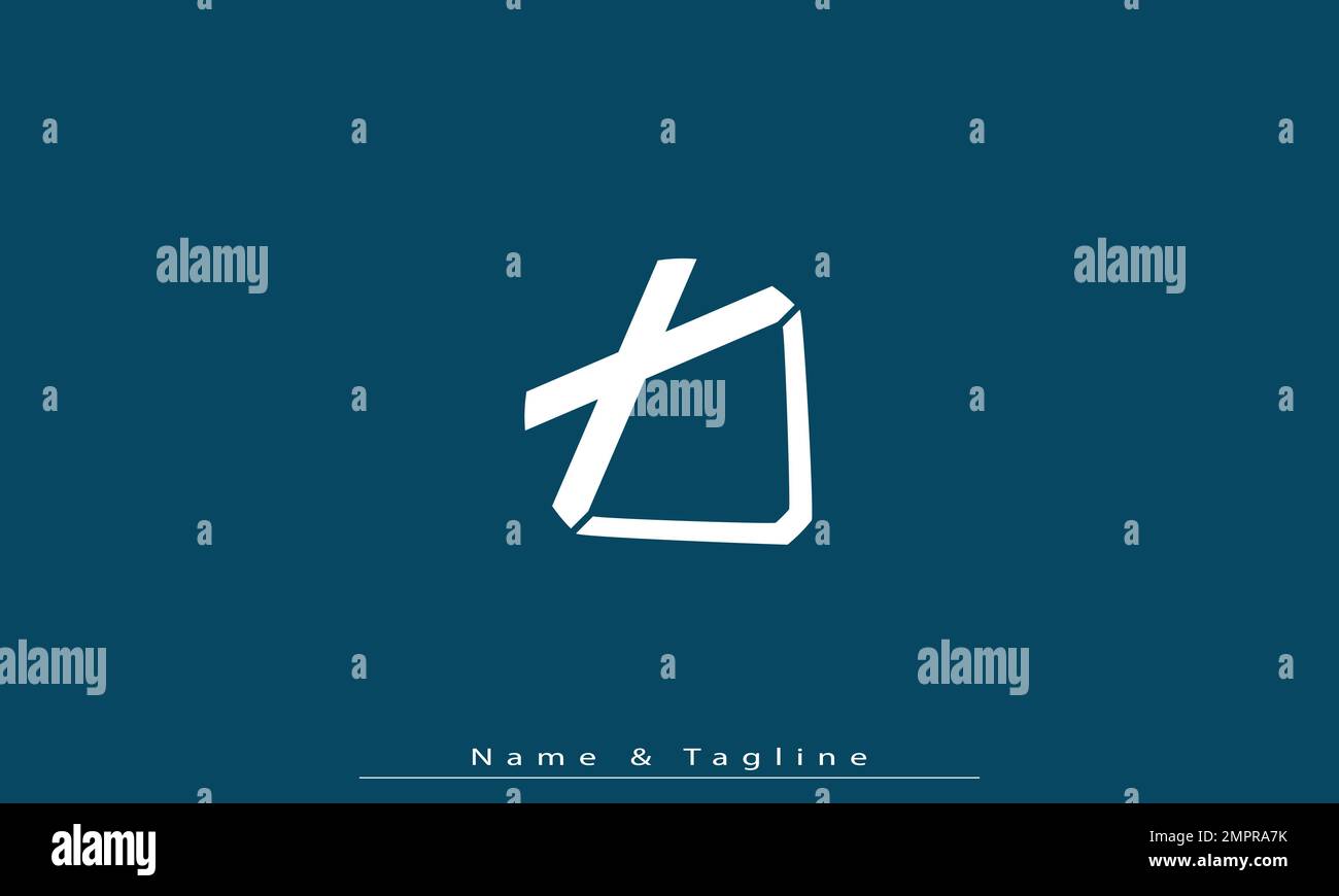 Alphabet letters Initials Monogram logo XV , VX Stock Vector