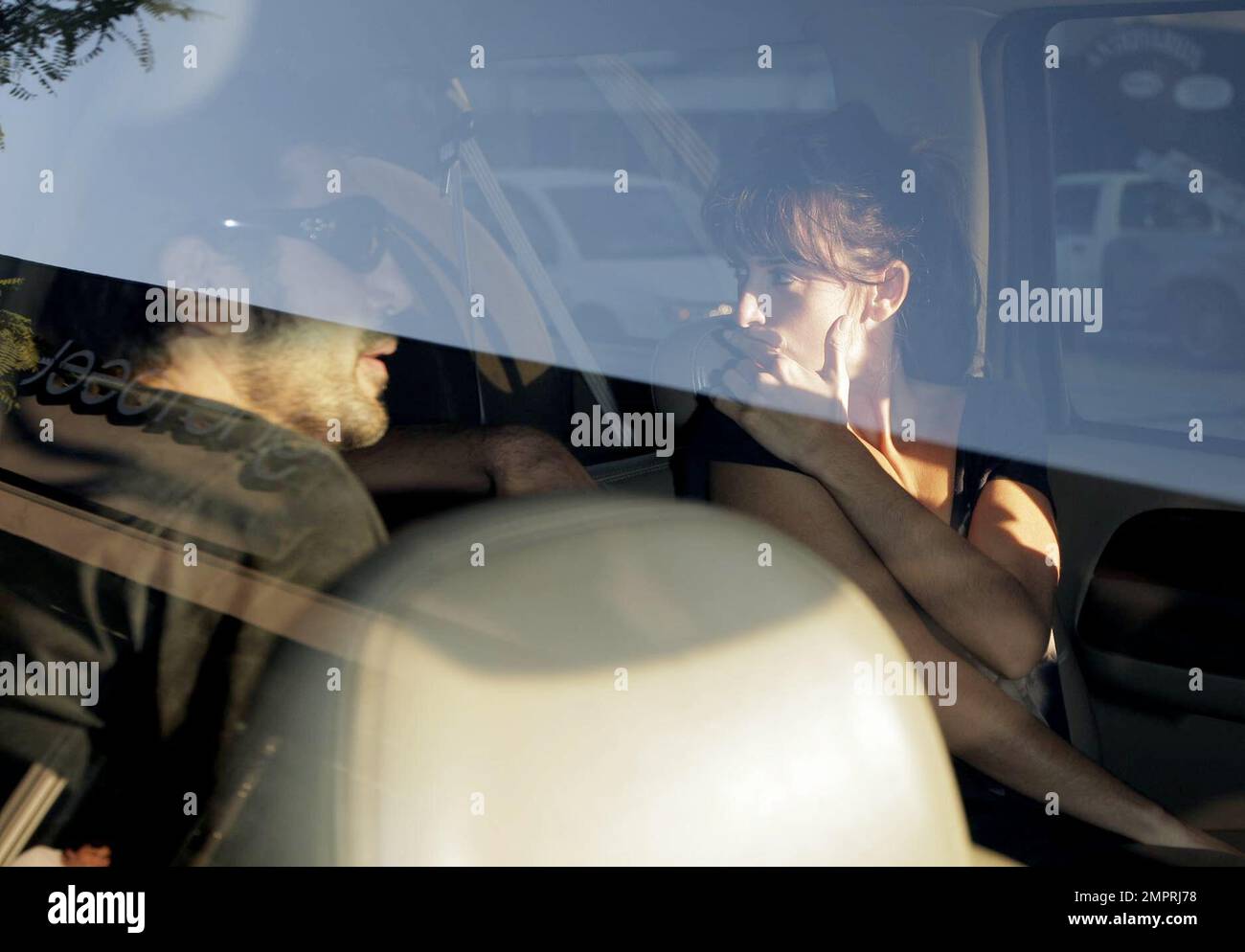 Penelope Cruz steps out for lunch with her new beau Javier Bardem. Cruz