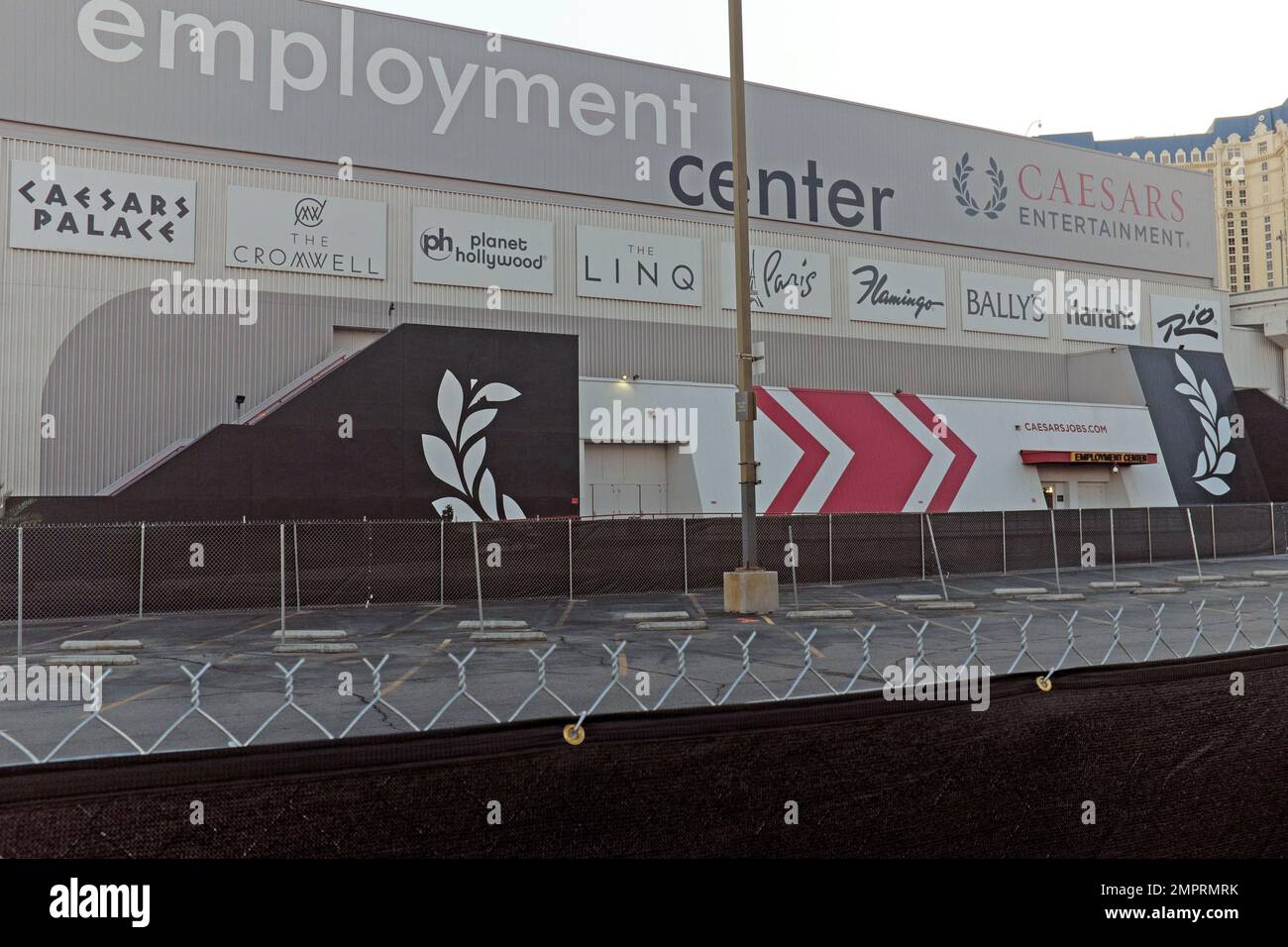 Caesars entertainment employment center building hires stock