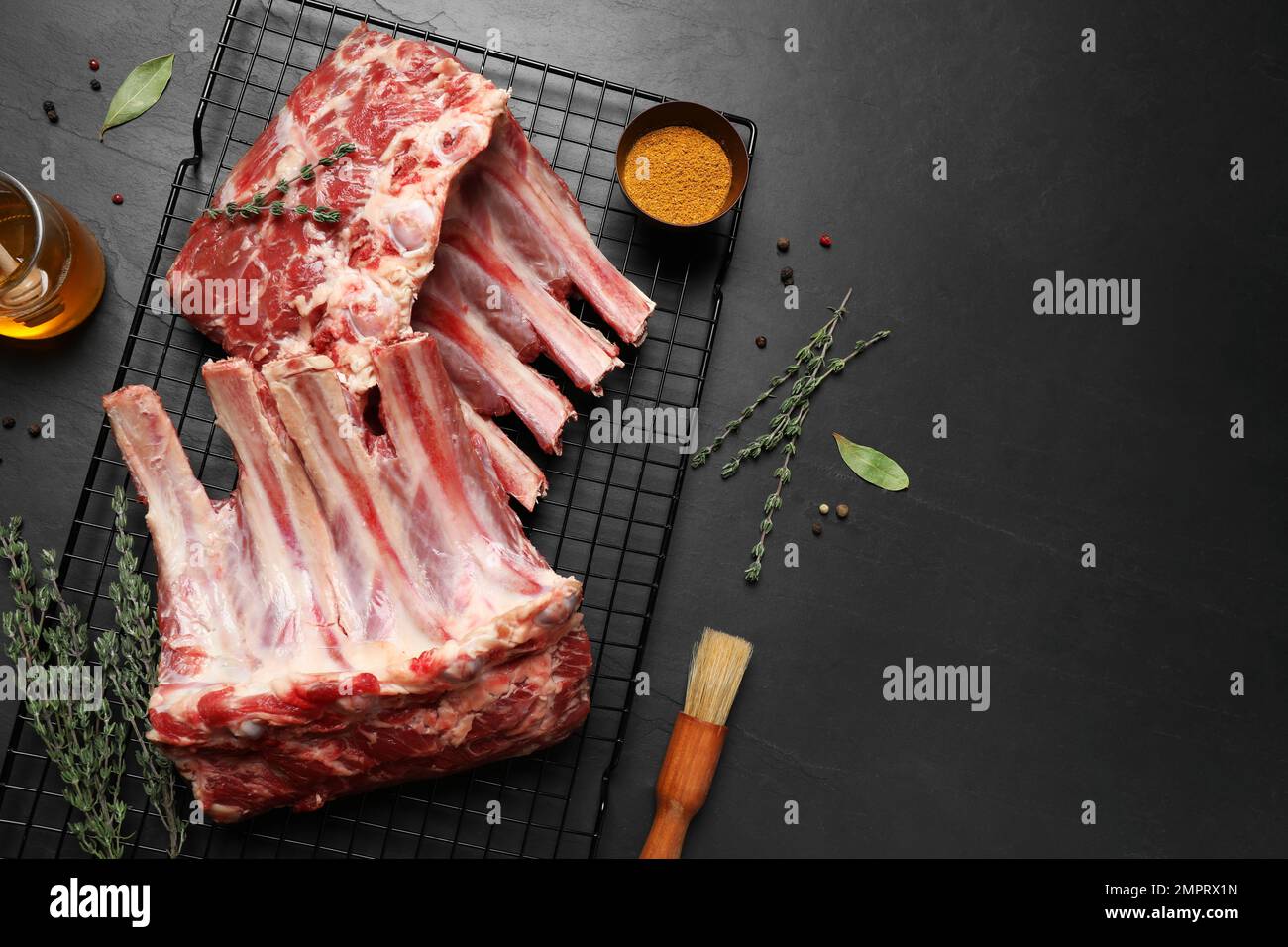 Ribs with black pepper hi-res stock photography and images - Alamy