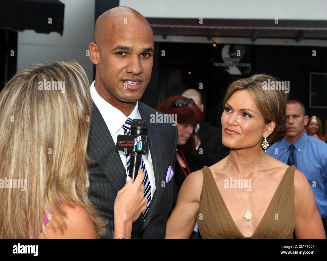 Jason taylor wife katina taylor hi-res stock photography and images - Alamy
