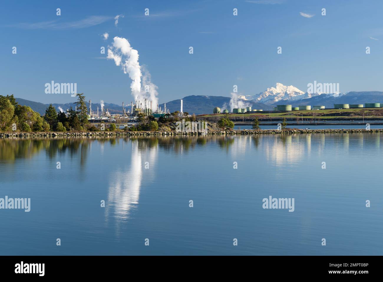 Anacortes, WA, USA January 29, 2023; Anacortes oil refinery at March