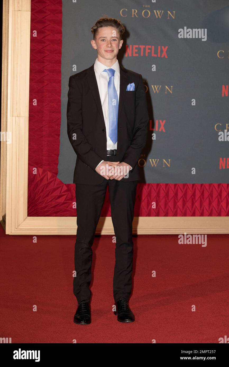 Actor Finn Elliot poses for photographers on arrival at the premiere of ...