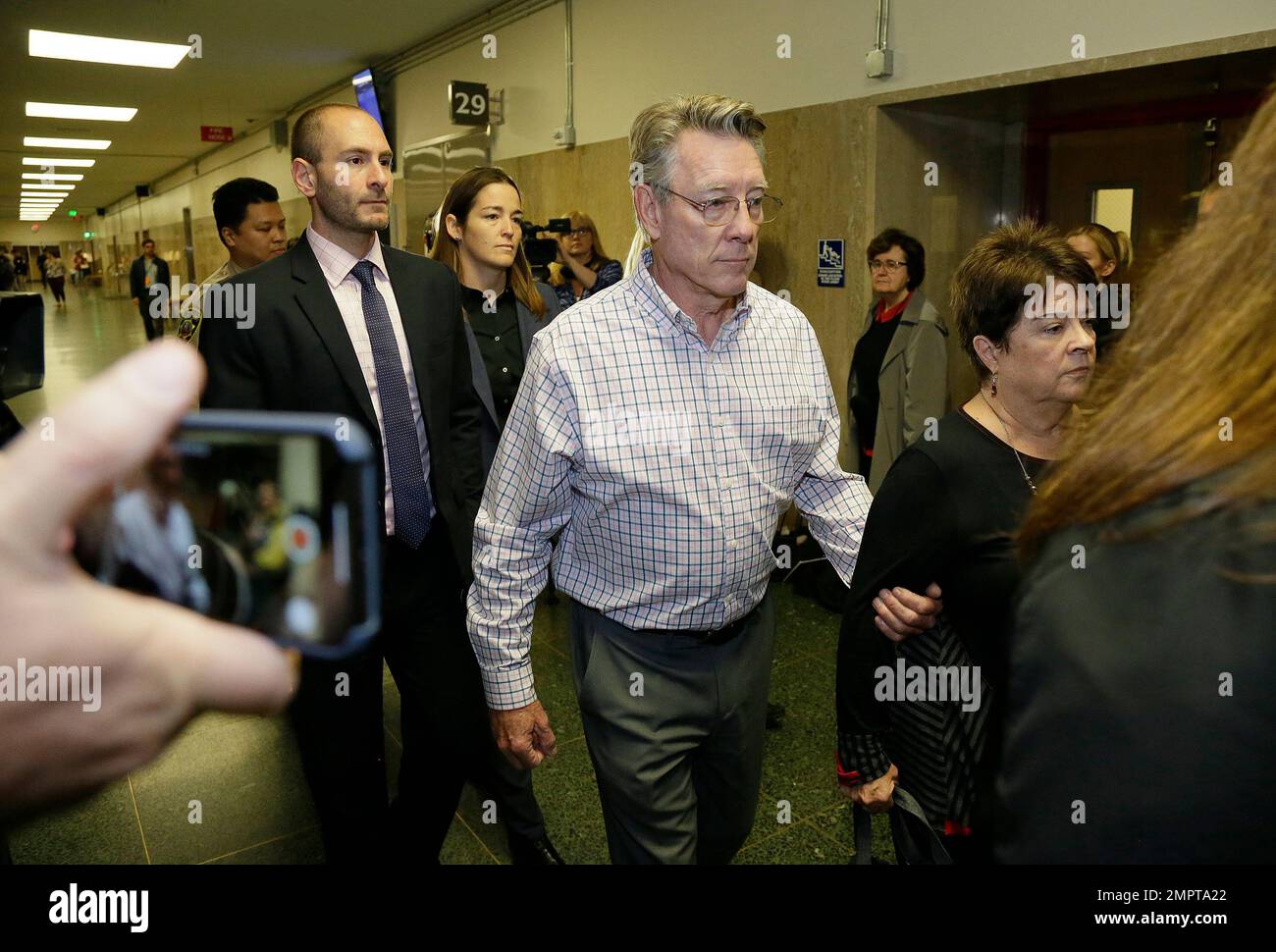Jim Steinle, Center, And Liz Sullivan, Right, The Parents Of Kate.