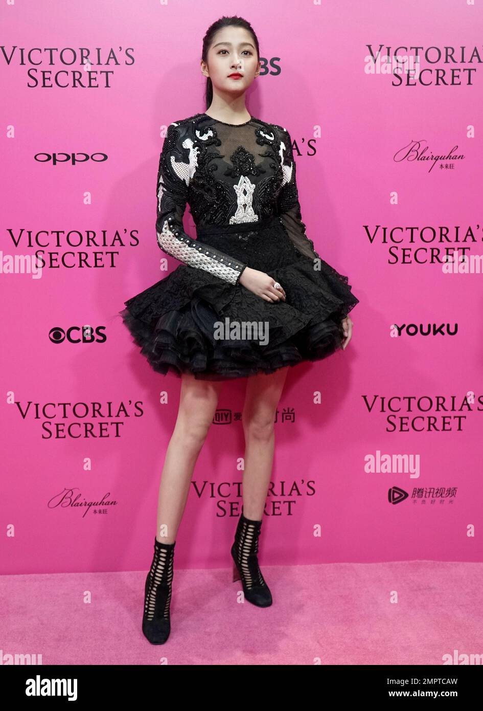Chinese actress Guan Xiaotong as known as Traey Miley poses for photos
