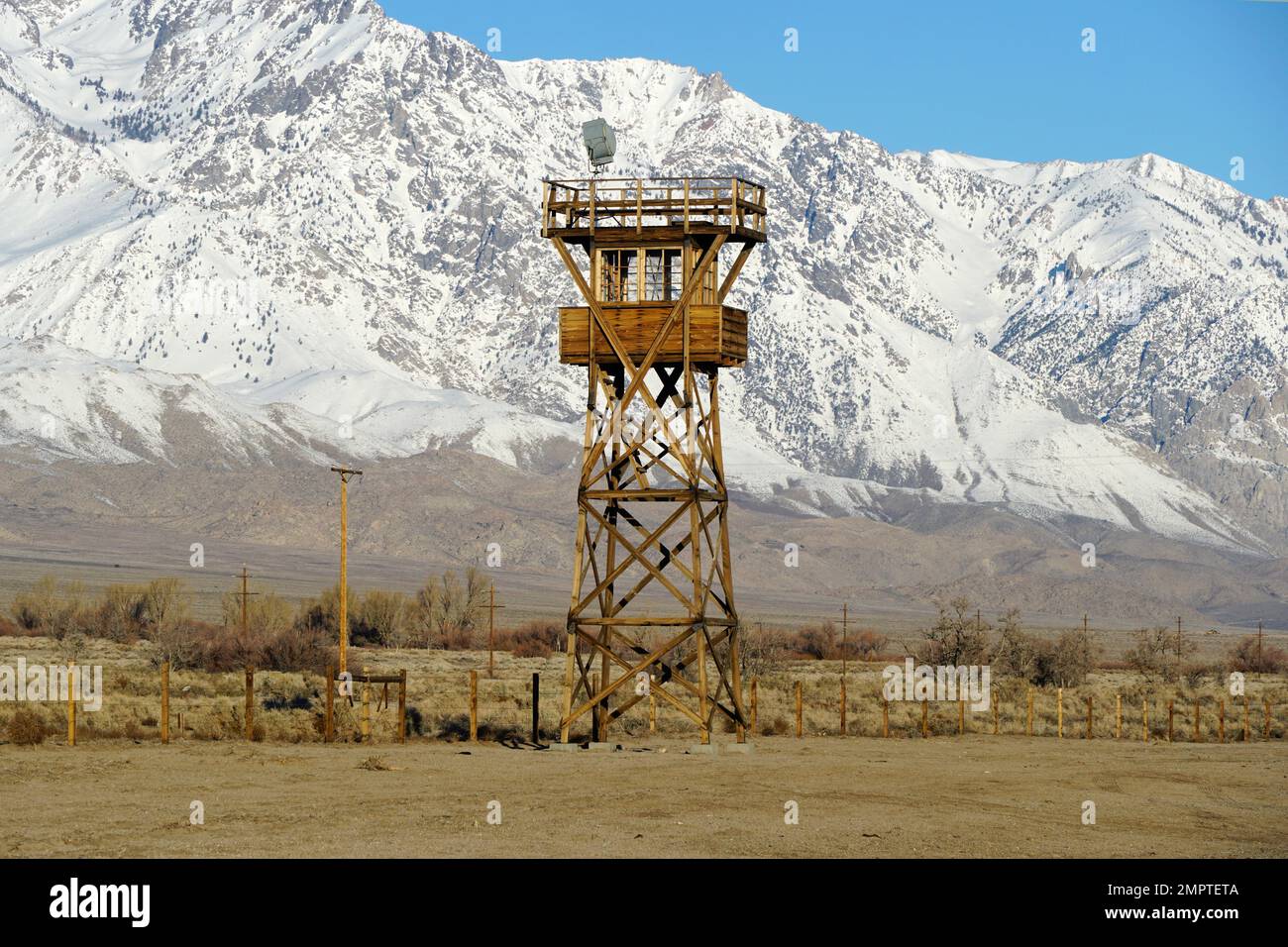 Manzanar Japanese Relocation Center Stock Photo - Alamy
