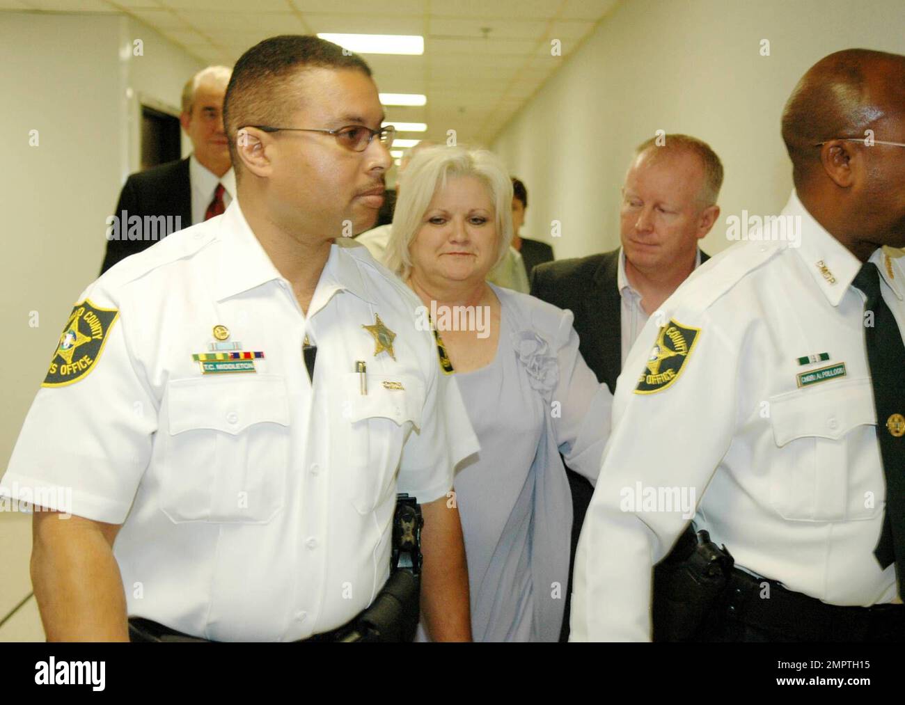 Howard K Stern, Larry Birkhead and Virgie Arthur arrive at Broward