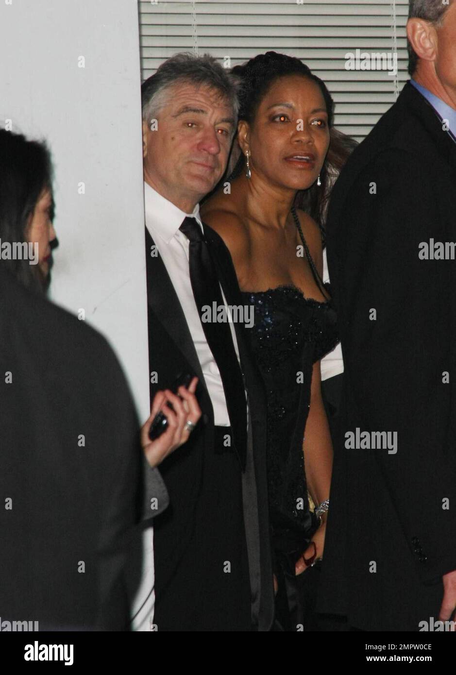 Exclusive!! Robert DeNiro was spotted leaving the Vanity Fair Oscar