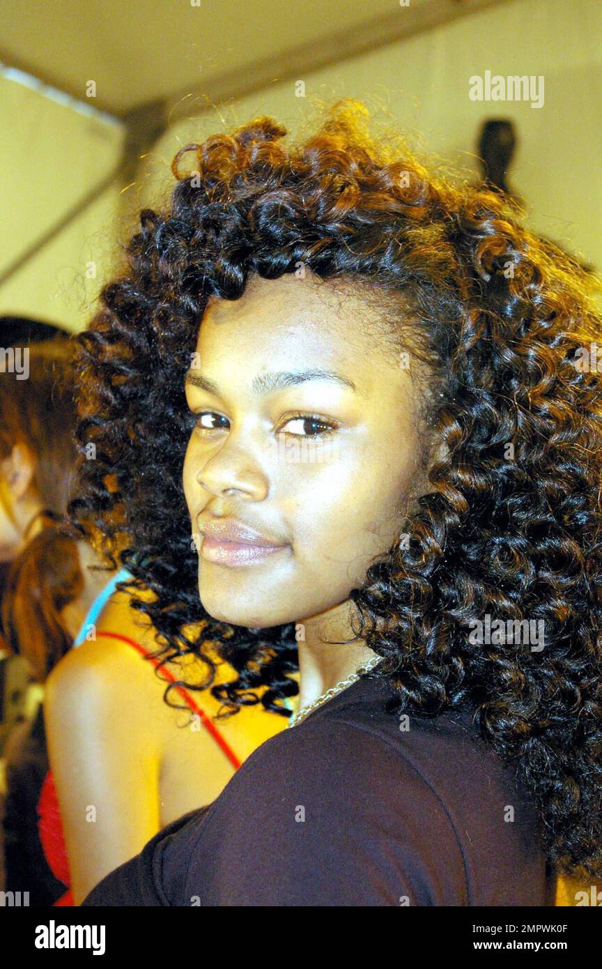 Rapper Teyana Taylor attends the Diesel 2009 collection fashion show ...
